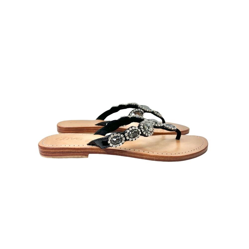 The Cove Swarovski Crystal Sandals, Size 9
